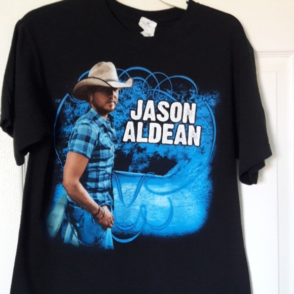 Anvil Tops - Jason Aldean 2011 concert T-shirt Med Anvil Tops - Jason Aldean 2011 concert T-shirt Med